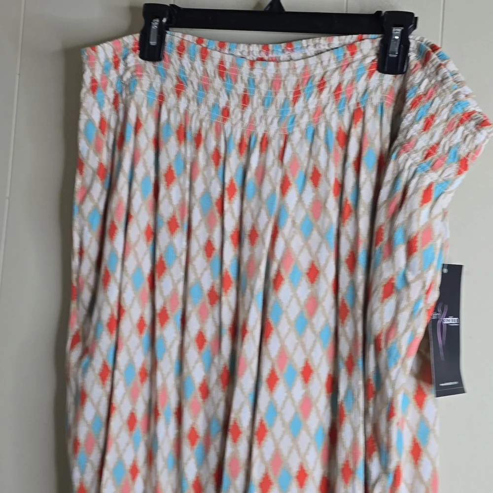 Stylish Geometric Patterned Pants 2X Slimstation By Mutiples - Picture 2 of 8